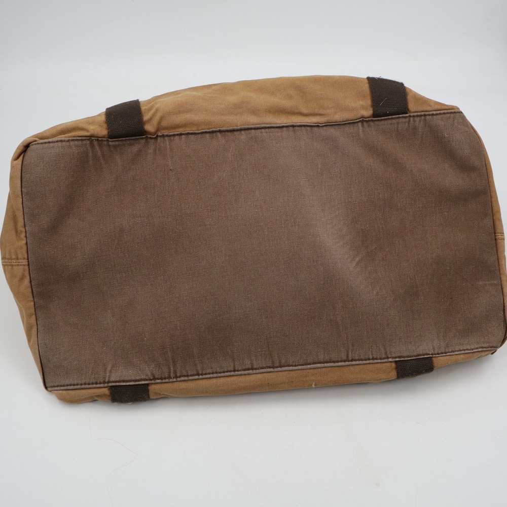 Dri Duck Duffel Bag Unisex Large Brown Canvas Vintage UPS Logo Travel Carryall